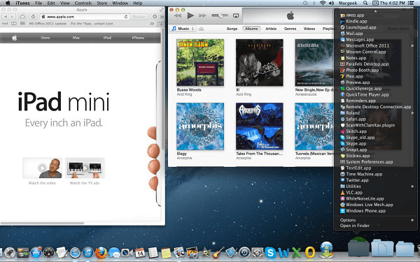 OS X Mountain Desktop Desktop
