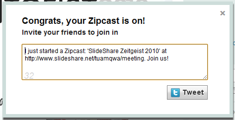 שידור חברתי zipcast