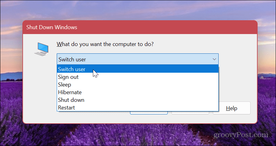 החלף חשבונות משתמש ב-Windows