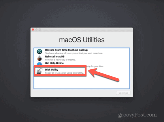 כלי עזר לדיסק של macos utilities