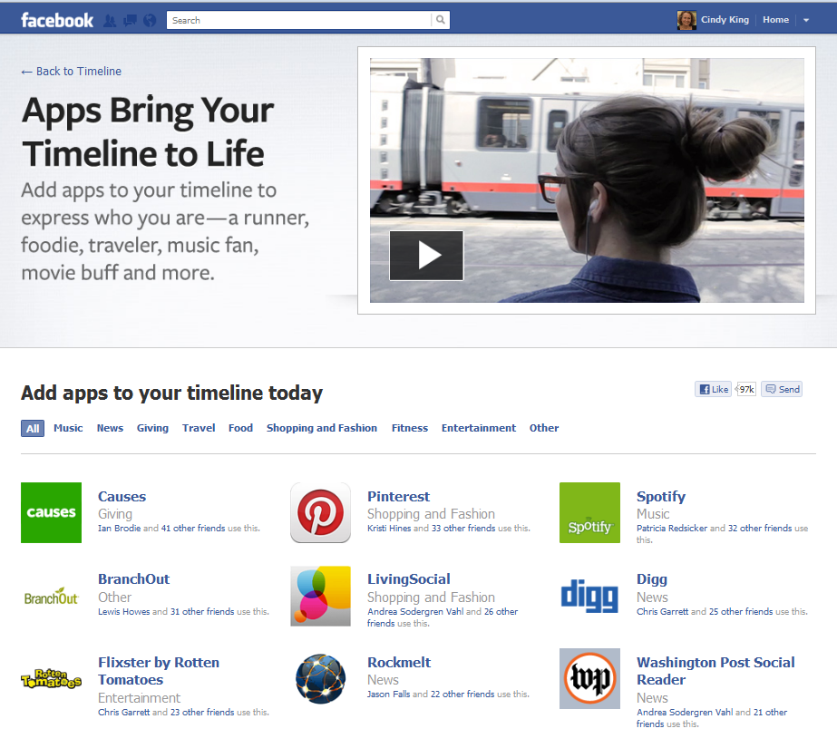 שילוב אפליקציות בפייסבוק: השבוע ברשתות החברתיות: בוחן מדיה חברתית