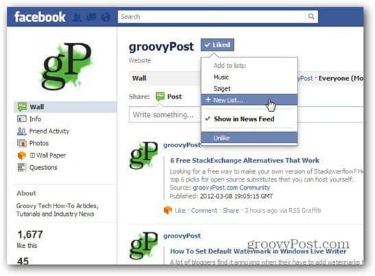 פייסבוק מוסיפה רשימות עניין: כיצד להשתמש בהן