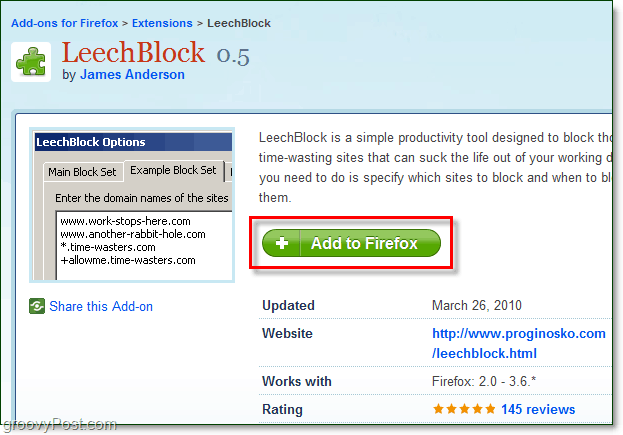 הורד leechblock עבור Firefox - -