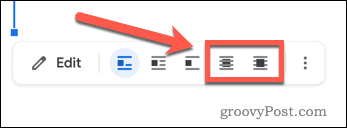 אפשרויות גלישת טקסט ב-Google Docs
