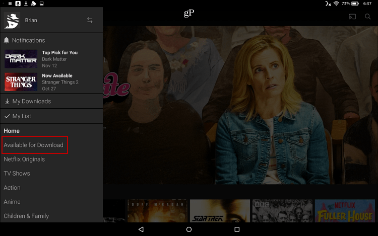 הורד את Netflix ל- Fire HD 10
