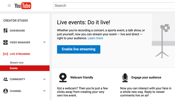 הגדר Hangouts בשידור עם YouTube Live כדי לערוך את ראיון הווידאו שלך.