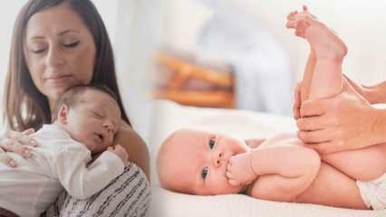 באיזו תנוחה יכולים תינוקות להעביר גזים בקלות? אם התינוק לא מתנשף...