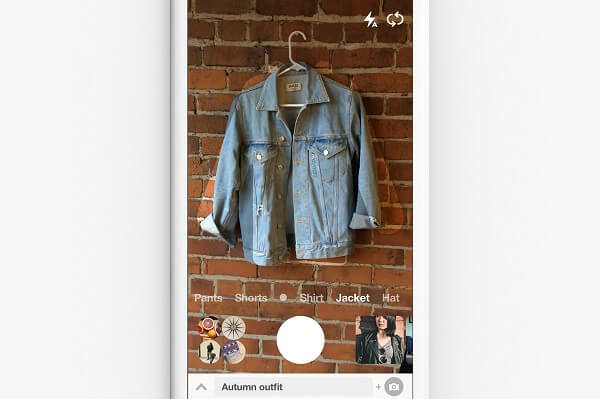 כלי העדשה המראה החדש של Pinterest משתמש בתמונות מהארון שלך בחיפושי טקסט, כך שתקבל את הרעיונות הטובים ביותר לנסות את עצמך.