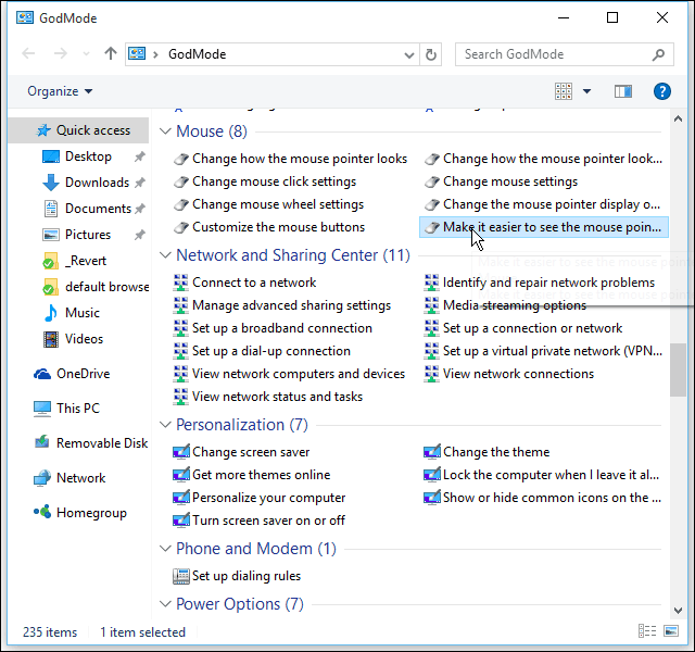 כיצד להפעיל את מצב האל סמוי ב- Windows 10