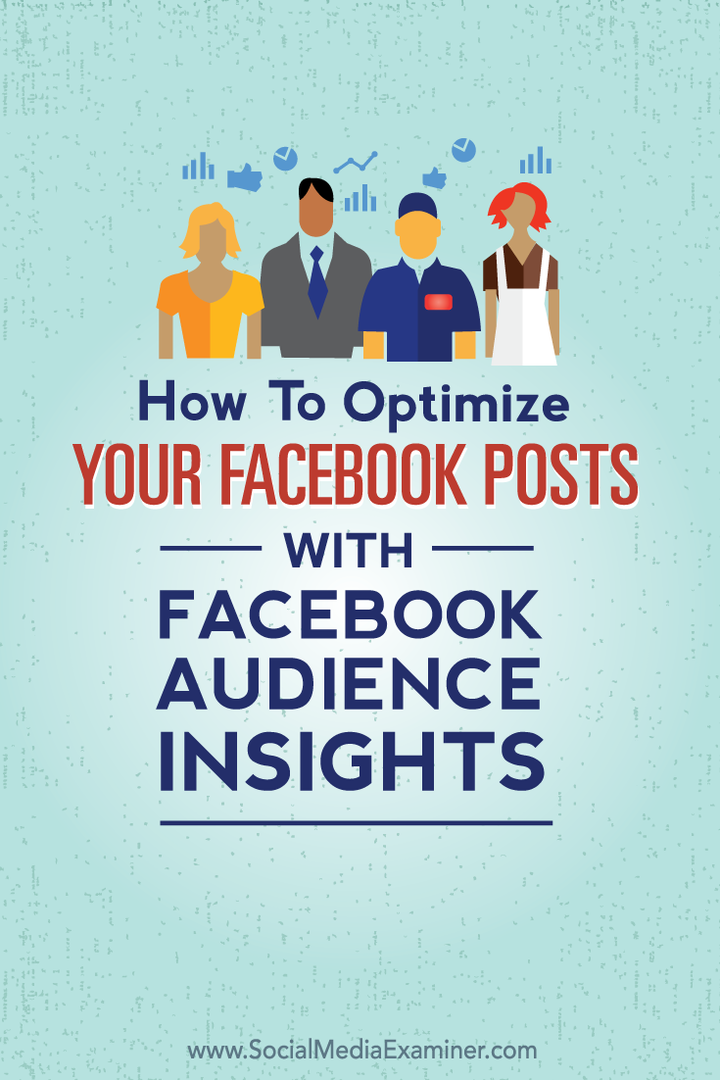 כיצד לייעל את ההודעות שלך בפייסבוק באמצעות תובנות קהל בפייסבוק: בוחן מדיה חברתית