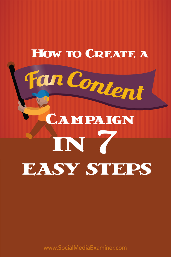כיצד ליצור קמפיין של תוכן מעריצים