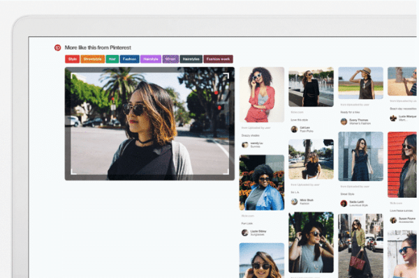 Pinterest בנתה את טכנולוגיית החיפוש הויזואלית שלה בתוסף הדפדפן Pinterest עבור Chrome.