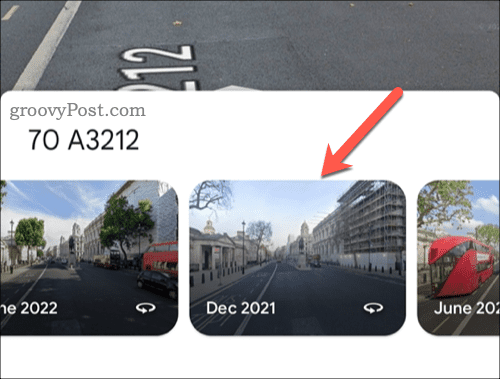 בחר תמונות ישנות יותר של Street View במפות Google