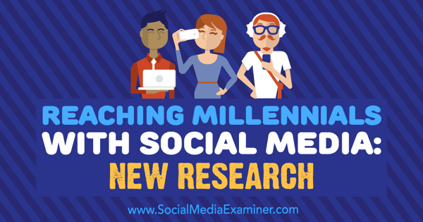 הגעה למילניום עם מדיה חברתית: מחקר חדש של מישל קרסניאק על בוחן המדיה החברתית.