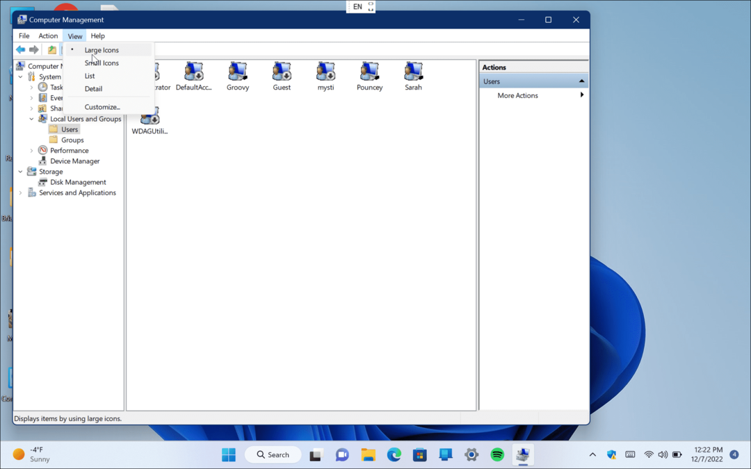 הצג את כל חשבונות המשתמש ב-Windows 11