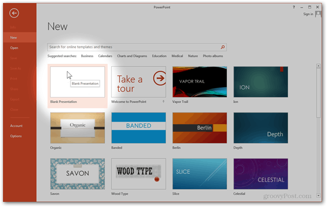 תבנית Office 2013 Create Make Design Custom POTX התאמה אישית של שקופיות הדרכה כיצד להציג מצגת ריקה