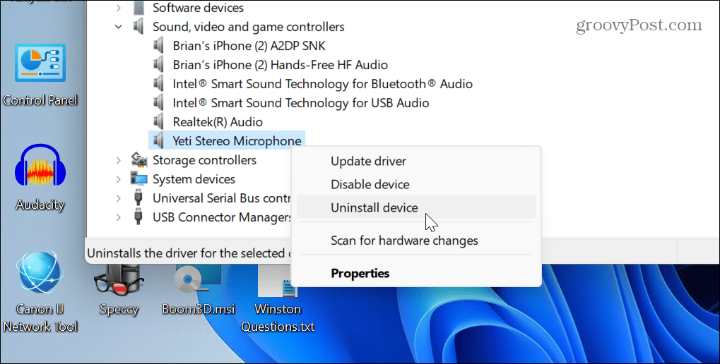 אפס את הגדרות השמע ב-Windows 11