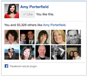 איימי פורטרפילד פייסבוק כמו תיבה