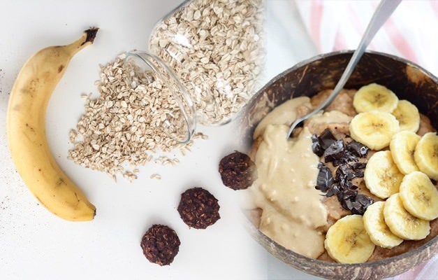 מתכון לארוחת בוקר של שיבולת שועל לדיאטה: איך מכינים שיבולת שועל בננה וקקאו?