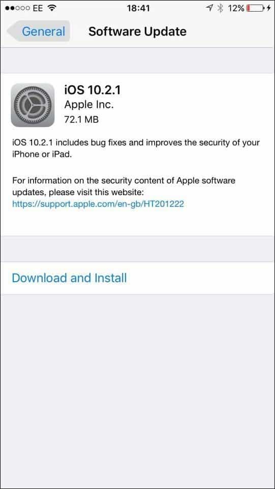 Apple iOS 10.2.1 - האם אתה צריך לשדרג ומה כלול?