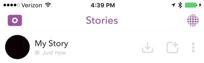 שמור את כל הסיפור שלך ב- Snapchat בסוף כל יום.