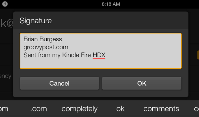 חתימת HDX של אש