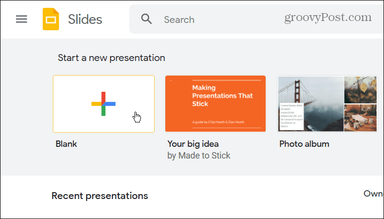 המרת PowerPoint ל-Google Slides