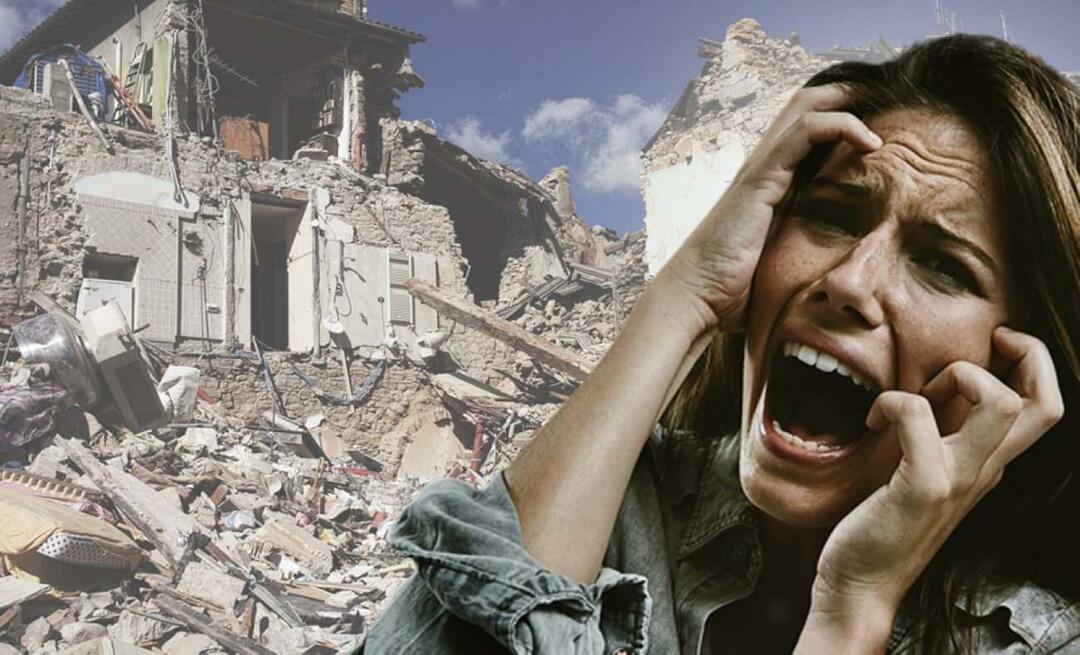האם אתה מפחד מרעידת אדמה? האם נכון למוסלמי לפחד?