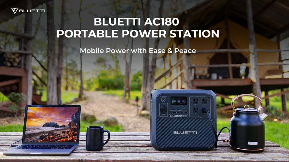 AC180 של BLUETTI: שינוי תחנות כוח ניידות לחיק הטבע הרפתקני