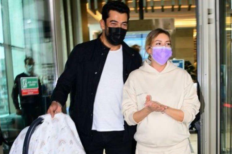 תמונות של קינן אימירז'אלוגלו ואשתו סינם קובאל שעוזבים את בית החולים