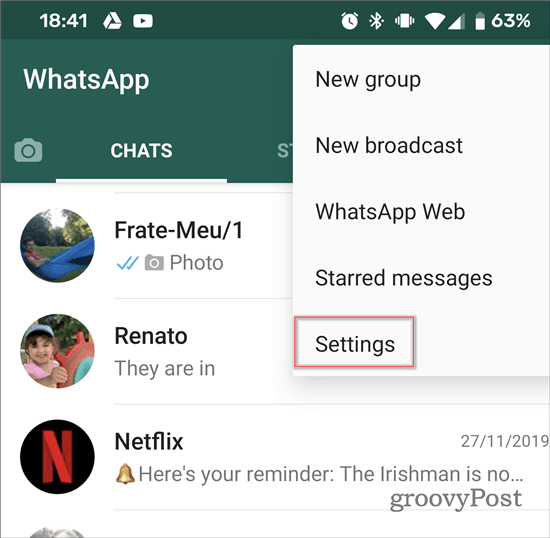 WhatsApp מפסיקים להוסיף לקבוצות הגדרות
