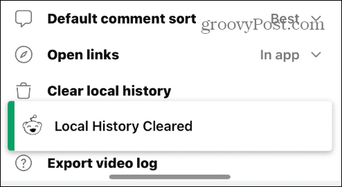 מחק את היסטוריית Reddit שלך