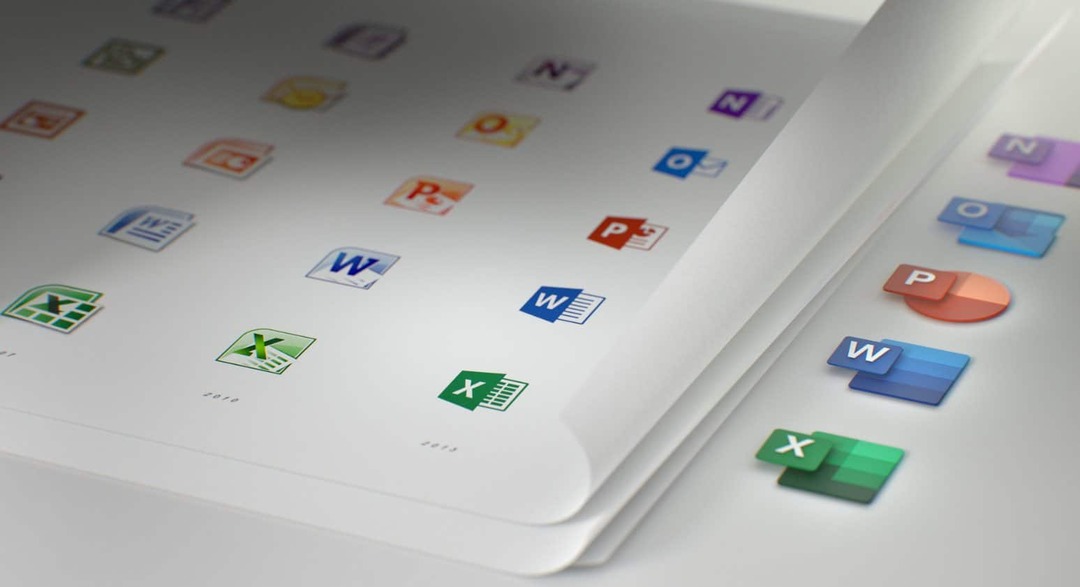 מיקרוסופט חושפת סמלים מעוצבים מחדש עבור Office 365