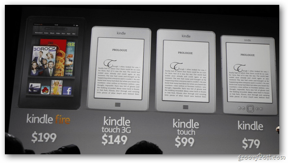 אמזון: מכריזה על שלושה קוראי קינדל חדשים עם פריצת טבליות חדשה של 199 $ Kindle Fire