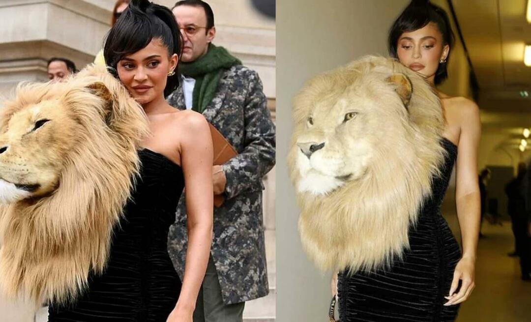שמלת ראש האריה של קיילי ג'נר השאירה פיות פעורים! מי שראה את זה חשב שזה אמיתי