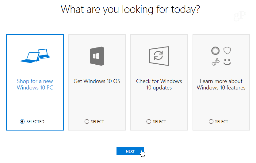 מיקרוסופט משיקה אתר שיעזור לך לבחור את מחשב Windows 10 הבא שלך