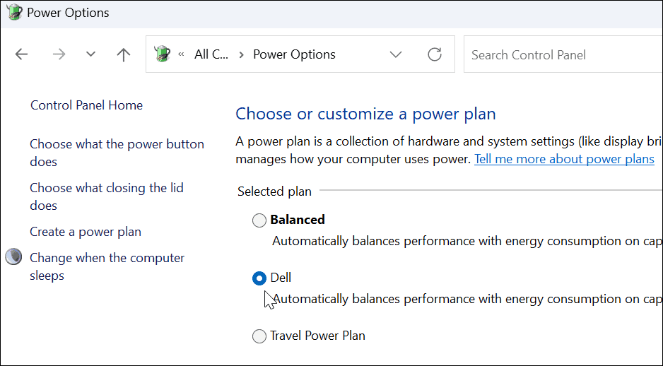צור תוכנית צריכת חשמל מותאמת אישית ב-Windows 11