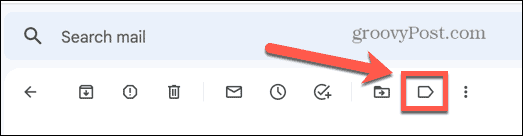 סמל תוויות Gmail
