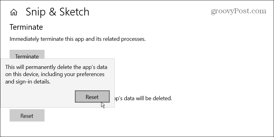 תקן Snip ו-Sketch לא עובדים ב-Windows