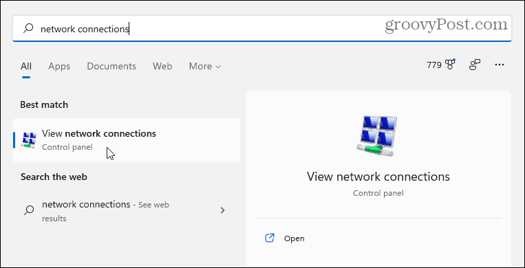 חיבורי רשת Windows 11