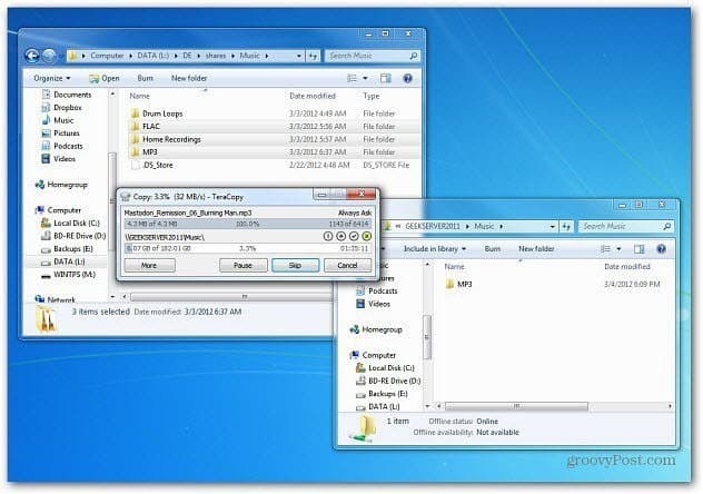Windows 8: שימוש בתכונה החדשה להעתקת קבצים