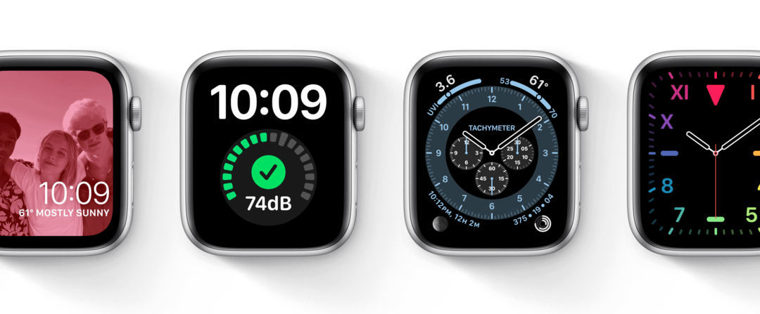 Apple Watch פרצופים ב- watchOS 7