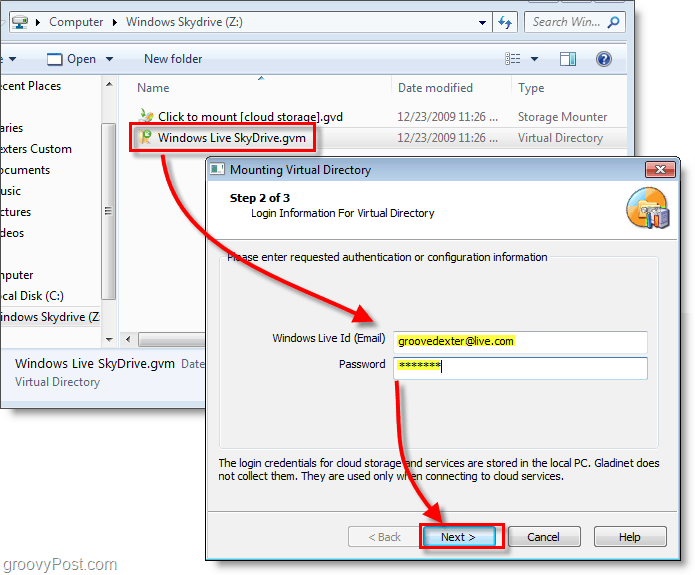 הר את Windows Live SkyDrive למכתב כונן בסייר Windows [כיצד לבצע]