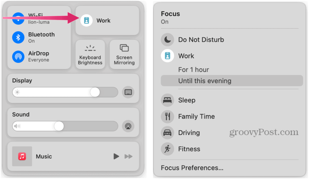 כיצד להשתמש ב-Apple Focus ב-Mac לריכוז טוב יותר