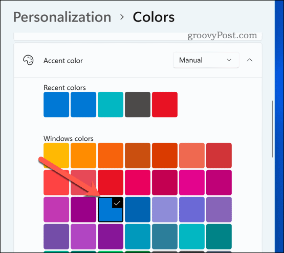 הגדר את צבע הגבול של החלון ב-Windows 11