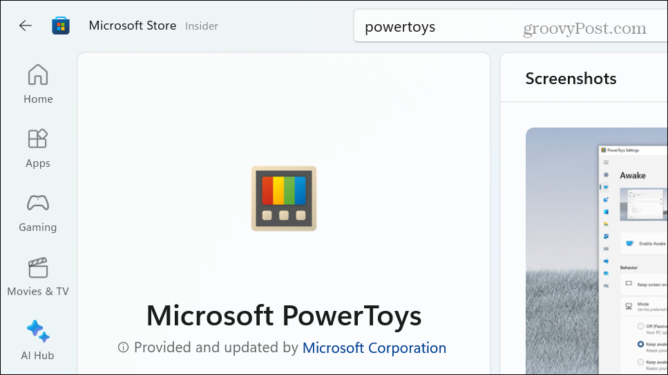 חנות powertoys מיקרוסופט