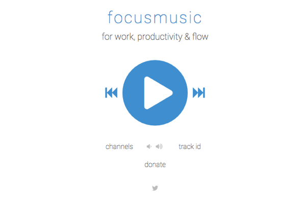 קבל מוסיקה להתמקדות ב- FocusMusic.fm.
