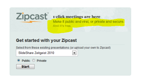 פגישות zipcast