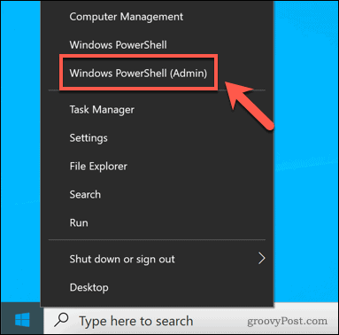 השקת חלון חדש של Windows PowerShell