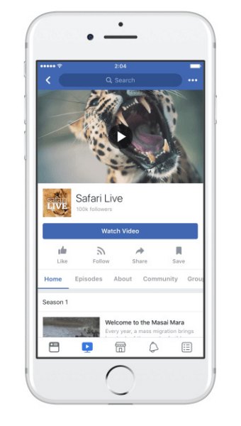 דפי התצוגה של פייסבוק מאפשרים ליצור ולפרסם פרקים חדשים בכרטיסייה צפייה.
